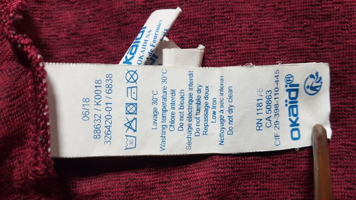 Gilet bébé fille 12 mois rouge Okaïdi - photo numéro 5