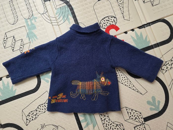 Veste caban bleu marine chevalier DPAM - photo numéro 5