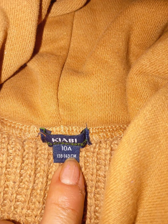 Pull Kiabi 10 ans camel - photo numéro 5