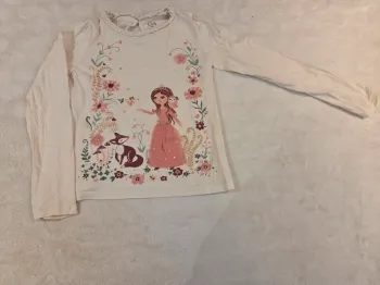 T shirt manches longues fée animaux