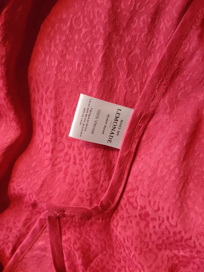 Veste Monica Make My Lemonade fuchsia, taille L (40), très bon état - photo numéro 4