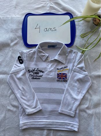 T-shirt / polo manches longues chaude - OX King - 4 ans - BE