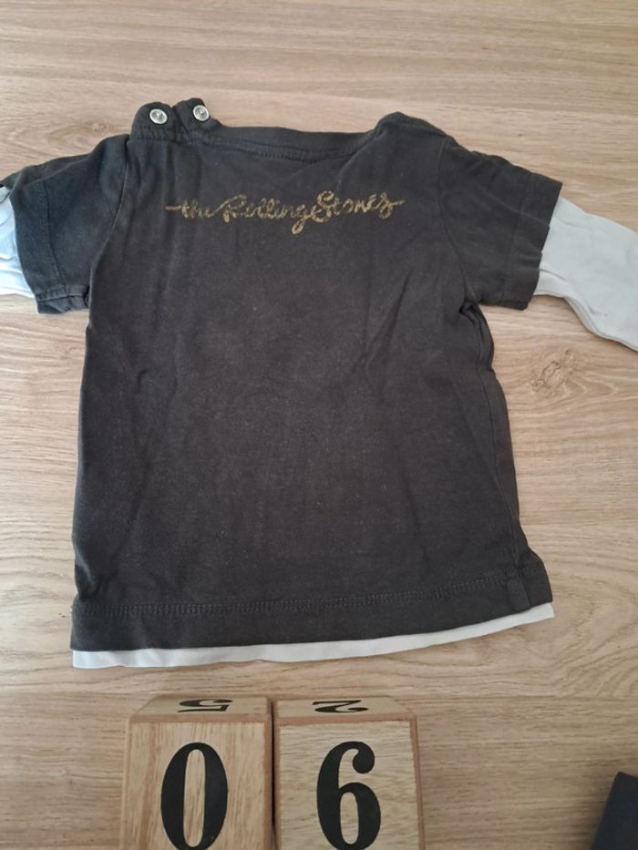 Tee-shirt Rolling Stones 6 mois - photo numéro 2