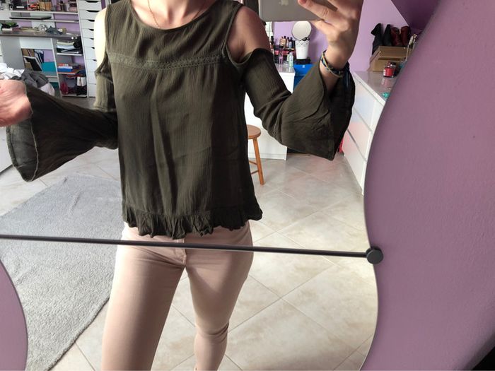 Tee shirt manches évasées - photo numéro 2