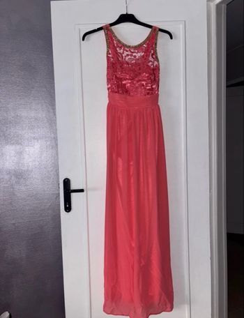 Robe de soirée rose taille L