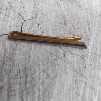 Pince à cravate vintage dorée