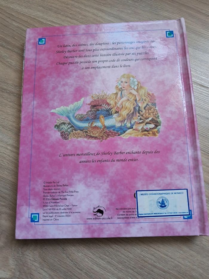 Livre Puzzle La Princesse Sirène - photo numéro 6