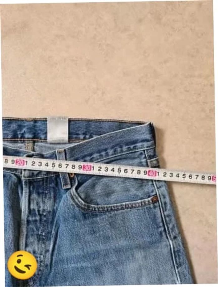 Jeans Levi's 501 W32 FR42 L30 coupe droite bleu Homme Men pan423b - photo numéro 4