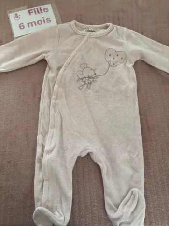 Pyjama velours 6 mois
