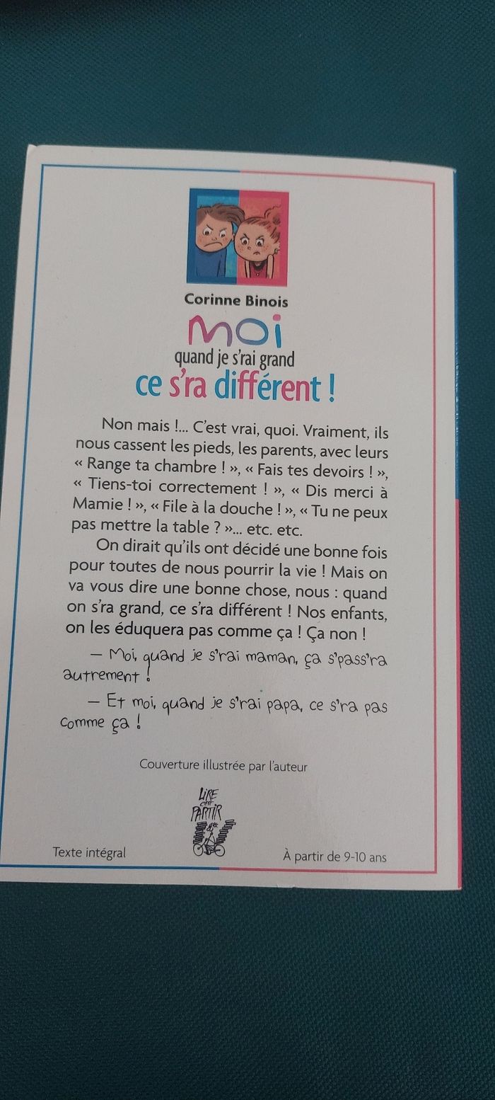Moi quand je serai grand ce sera différent! - photo numéro 2
