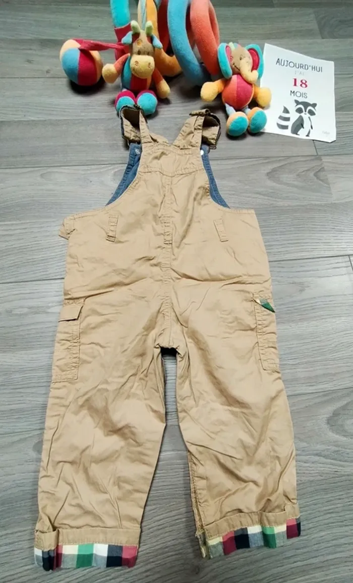 Salopette beige garçon 18 mois Sergent Major - photo numéro 7