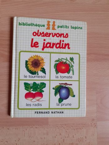 Imagier observons le jardin