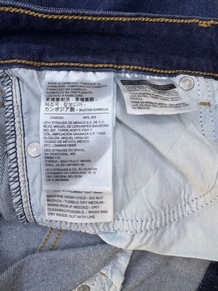 Jean Levi’s 711 Skinny W29/L34 – Bleu Foncé, Coupe Ajustée Femme - photo numéro 6