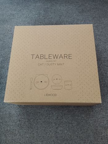 Coffret repas bambou chat