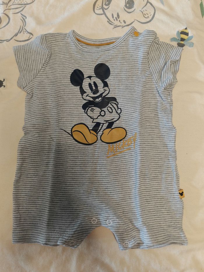 Lot de barboteuses Mickey disney - photo numéro 5