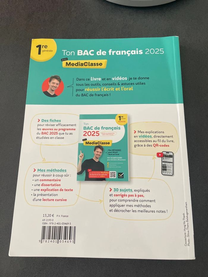 Média classe bac français 2025 1 ère première lycée bac - photo numéro 2