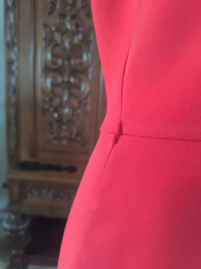 Superbe robe rouge corail - photo numéro 5