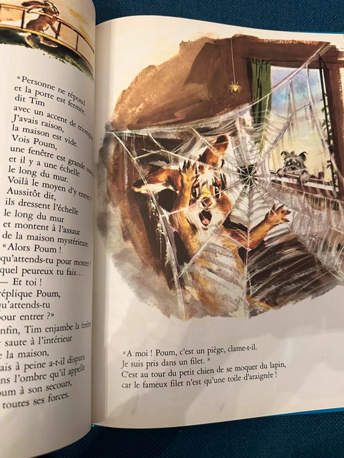 1979 Livre ancien Tim et Poum dans la forêt Pierre Probst (auteur Caroline) album collection - photo numéro 6