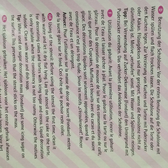 Pochoirs Neuf pour gâteaux, muffins, café - photo numéro 7