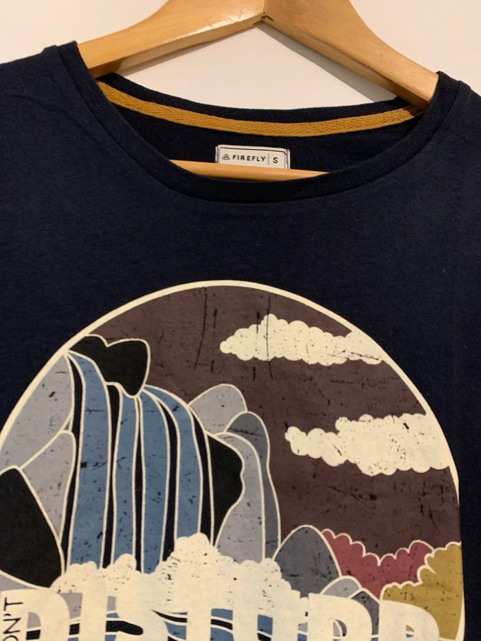 T-shirt bleu marine - photo numéro 2