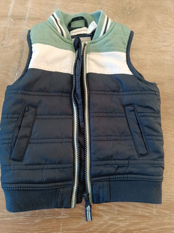 Doudoune sans manche garçon 9mois - photo numéro 5