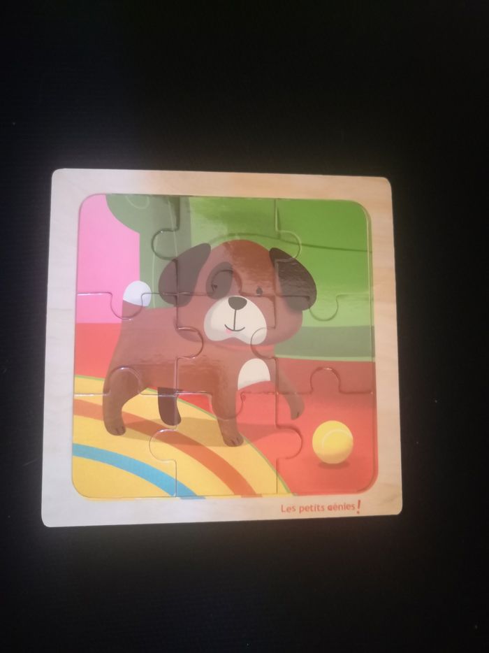 Puzzle en bois 9 pièces