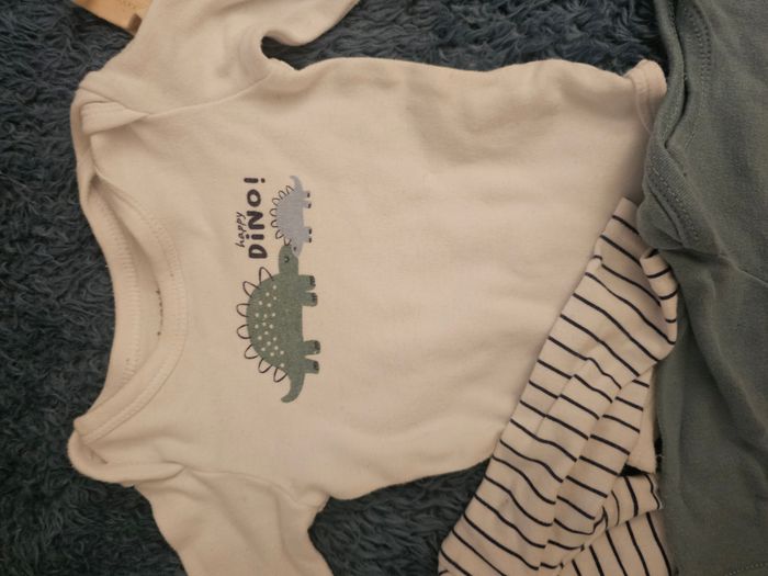 Lot de 5 bodies manche longue 3mois/ 60-65cm - photo numéro 2