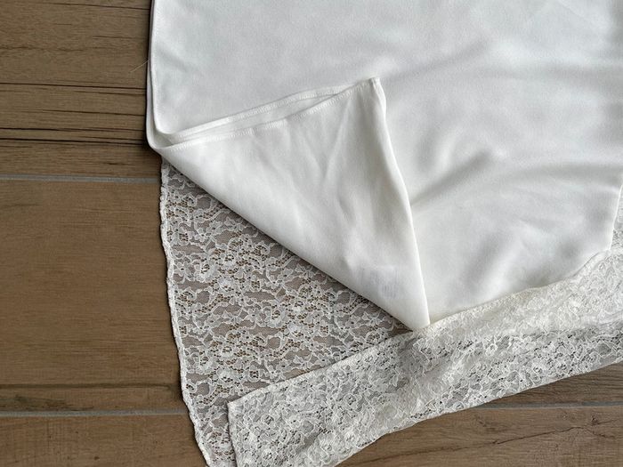Top effet cape en dentelle Maje - photo numéro 5