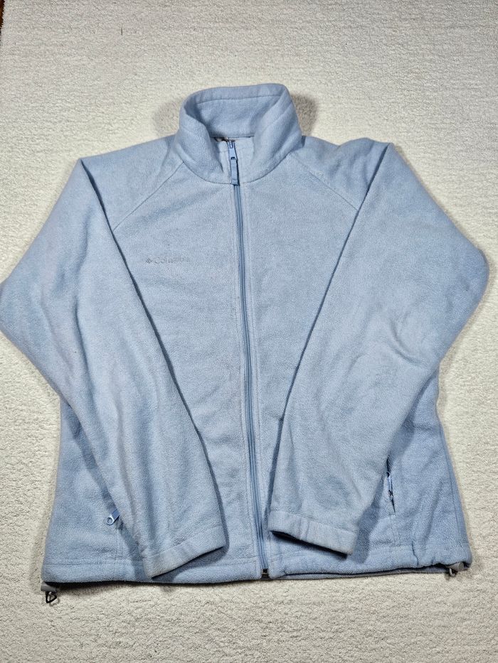 Veste Polaire Columbia bleu ciel - photo numéro 2