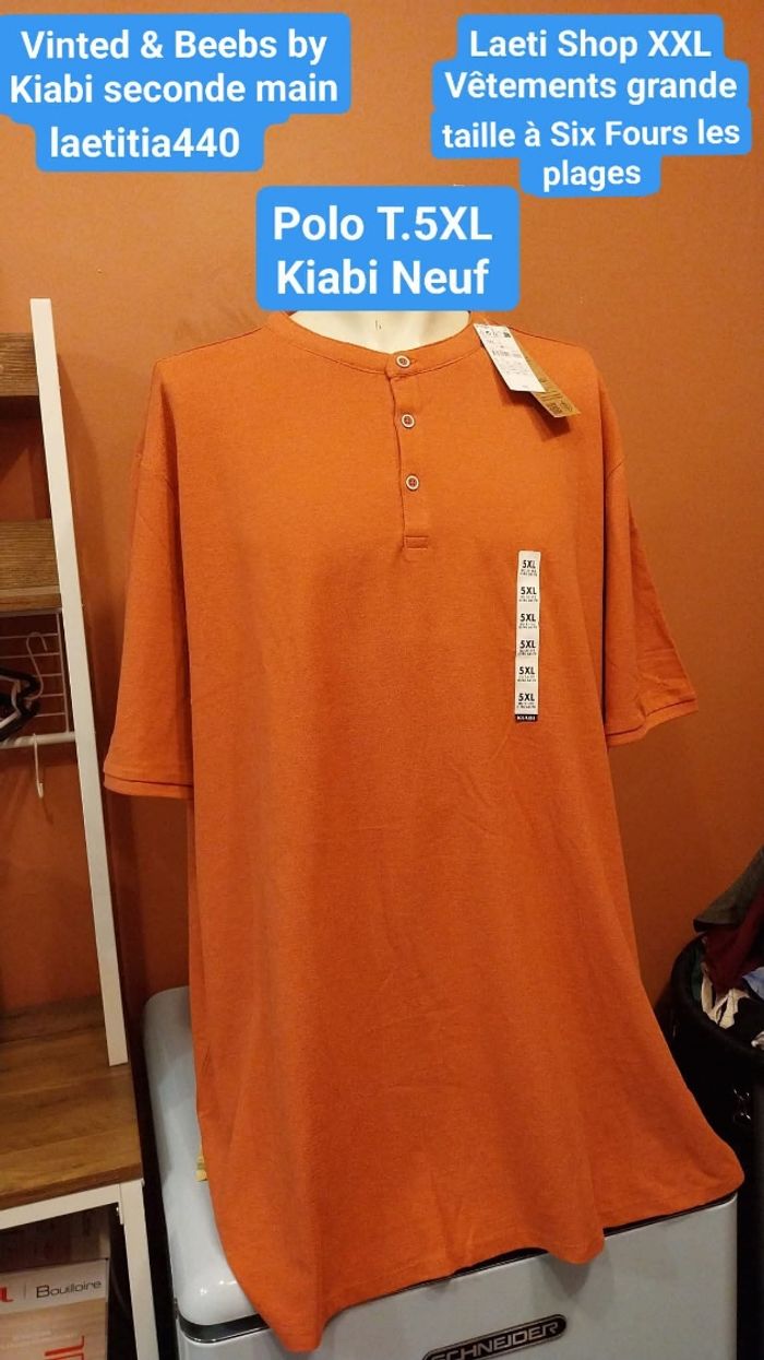 Polo homme T.5XL Kiabi