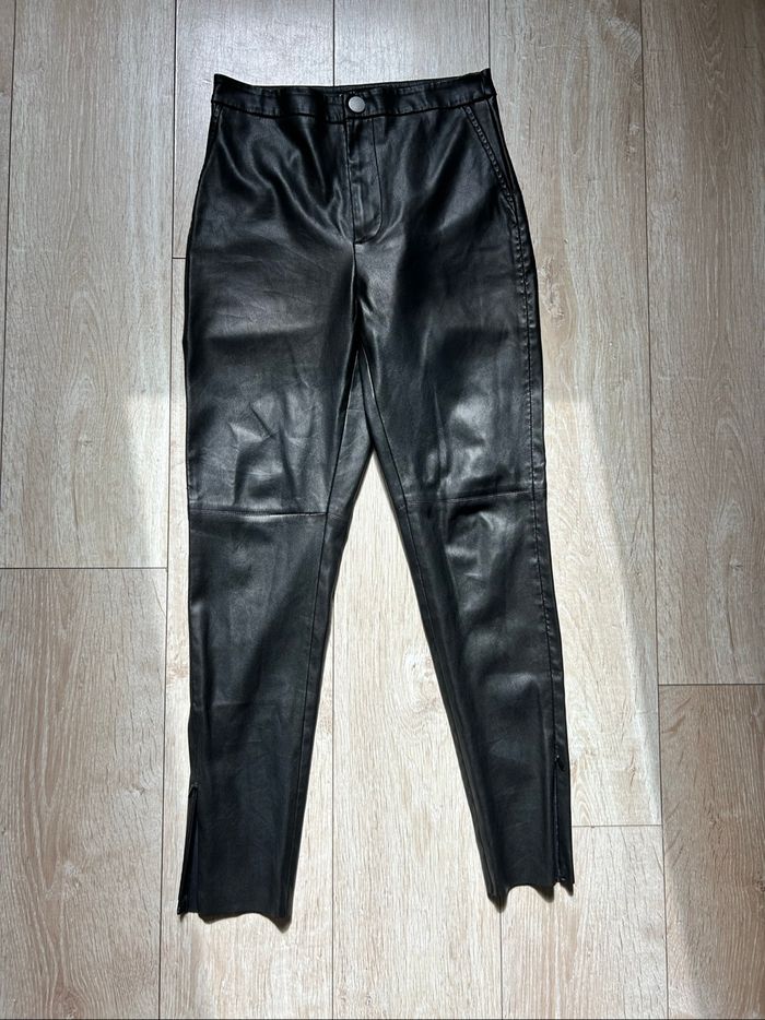 Pantalon similicuir Zara - photo numéro 7