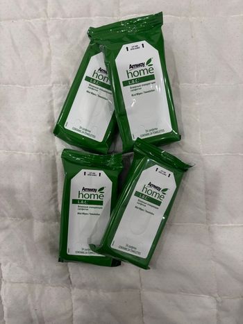 Lot de 4 paquets Lingettes Amway Home L.O.C – 24 lingettes / paquet – Neuf