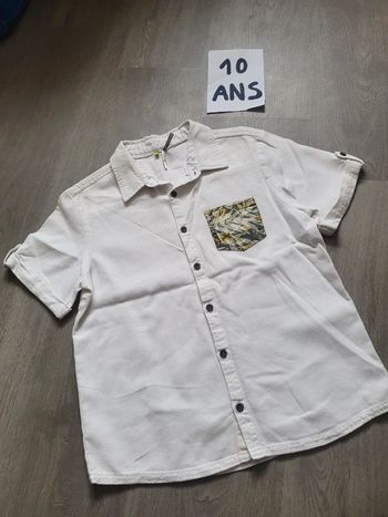 Chemise 10ans garçon