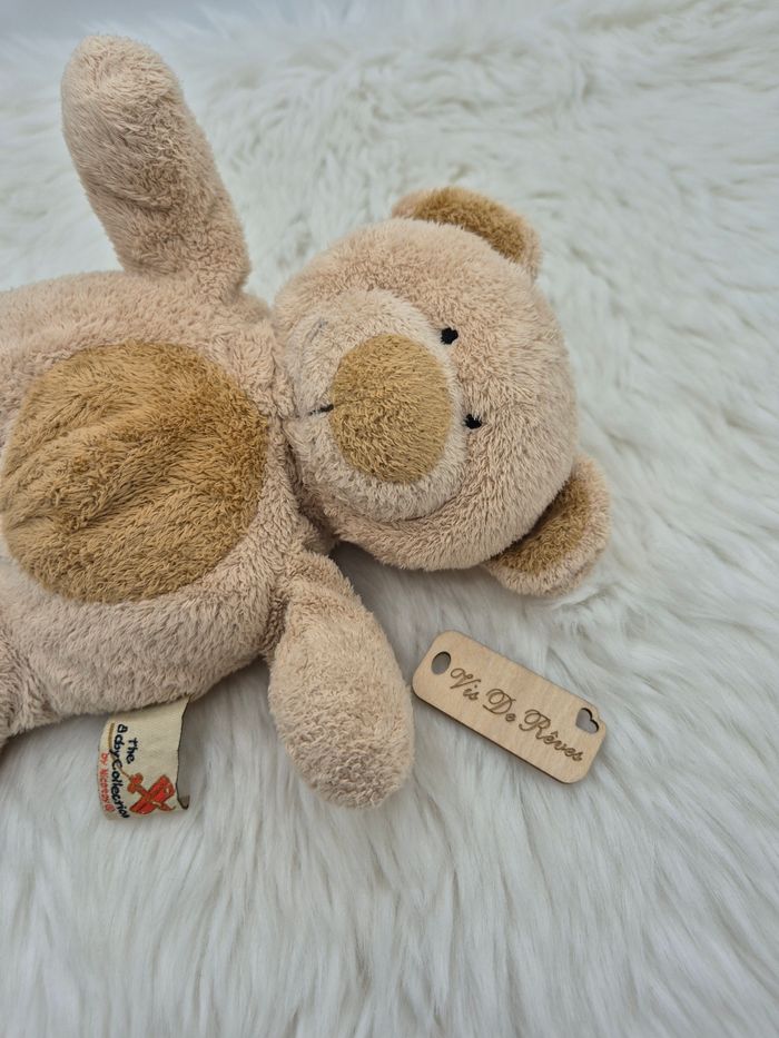 Doudou ours beige marron The Baby Collection Nicotoy - photo numéro 2