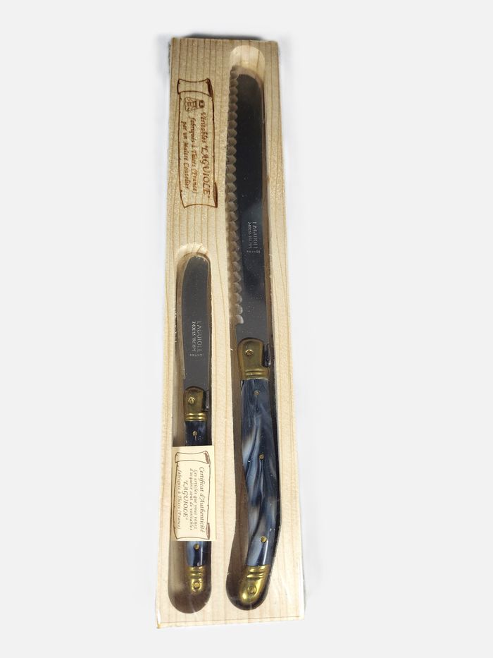 Duo Laguiole : Couteau à Pain et Couteau à Beurre - Neuf Sous Blister - photo numéro 4