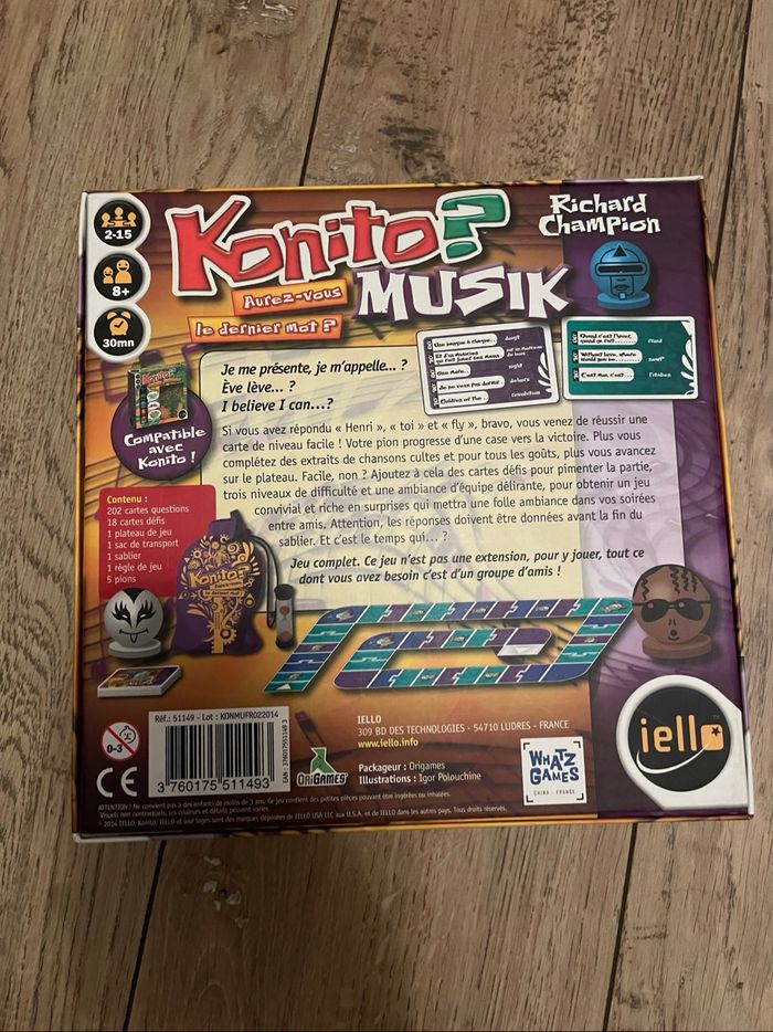 Jeu konito musik - photo numéro 2