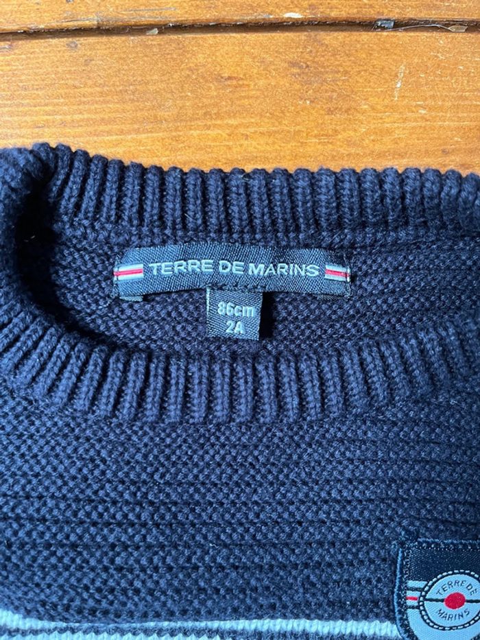 Pull terre de marins enfant bébé garçon - photo numéro 4