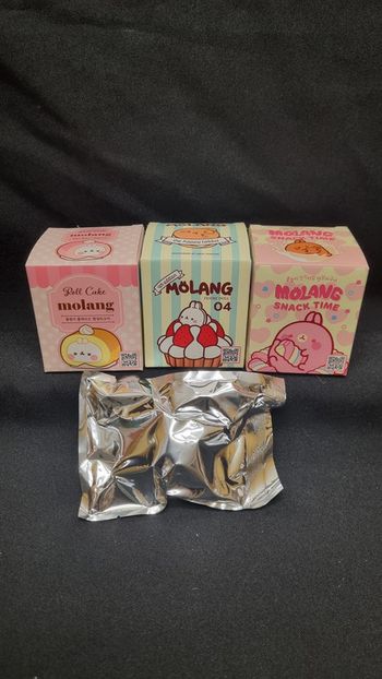 Lot de 3 Blind Box Gateaux, Snack Time, Roll Cake - Corée du Sud