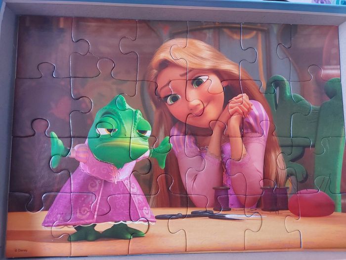 Puzzle raiponce 2 x 24 pièces - photo numéro 2