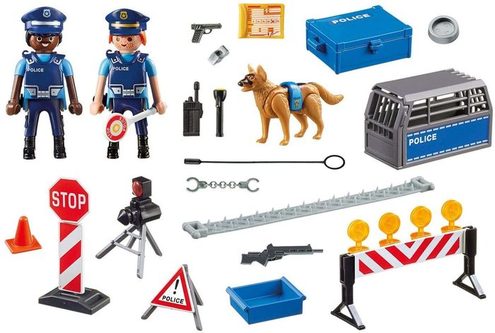 PLAYMOBIL 6924 Barrage de police City Action  Les policiers - photo numéro 5