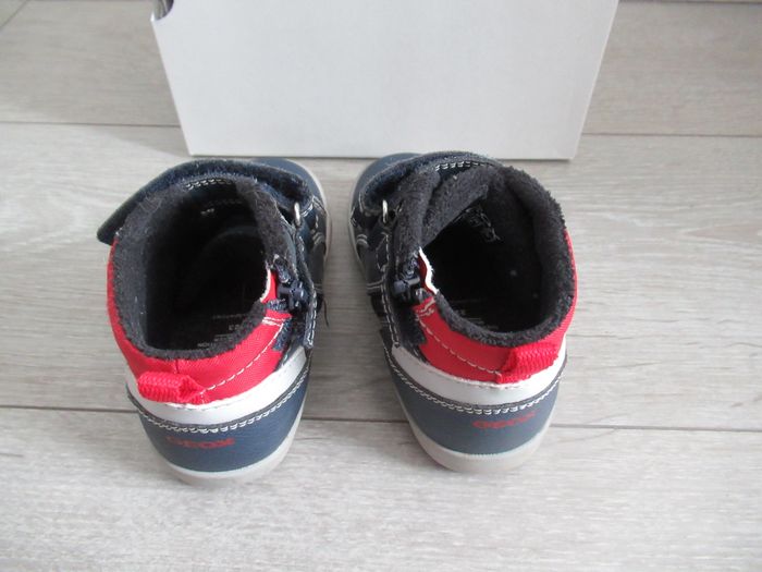 Baskets garçon mid-cut à fermeture zip et scratch bleu marine Geox T 23 - photo numéro 2