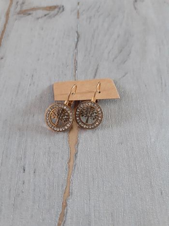 Boucles d'oreilles arbre de vie