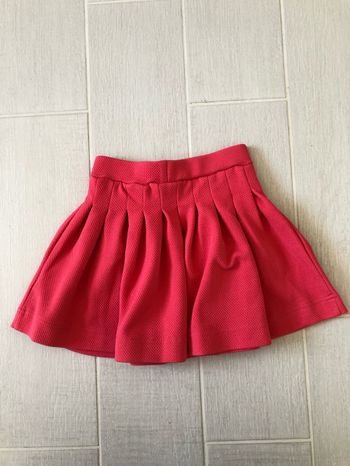 Jupe soleil taille 5 ans fille rouge rose framboise