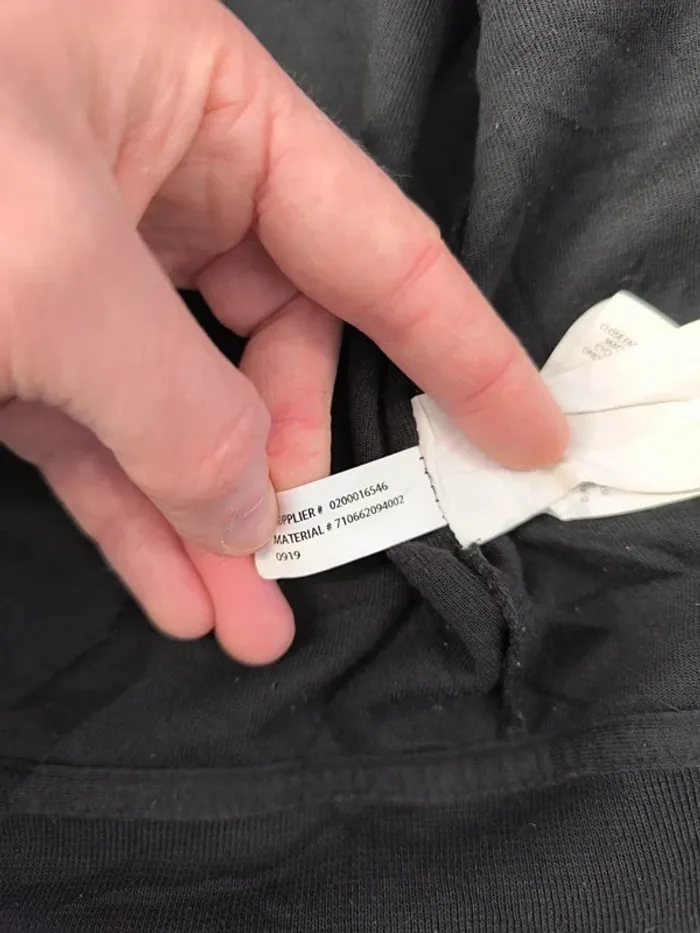 Sweat capuche homme Ralph Lauren taille S zippé noir logo blanc excellent état - bouloches - photo numéro 14