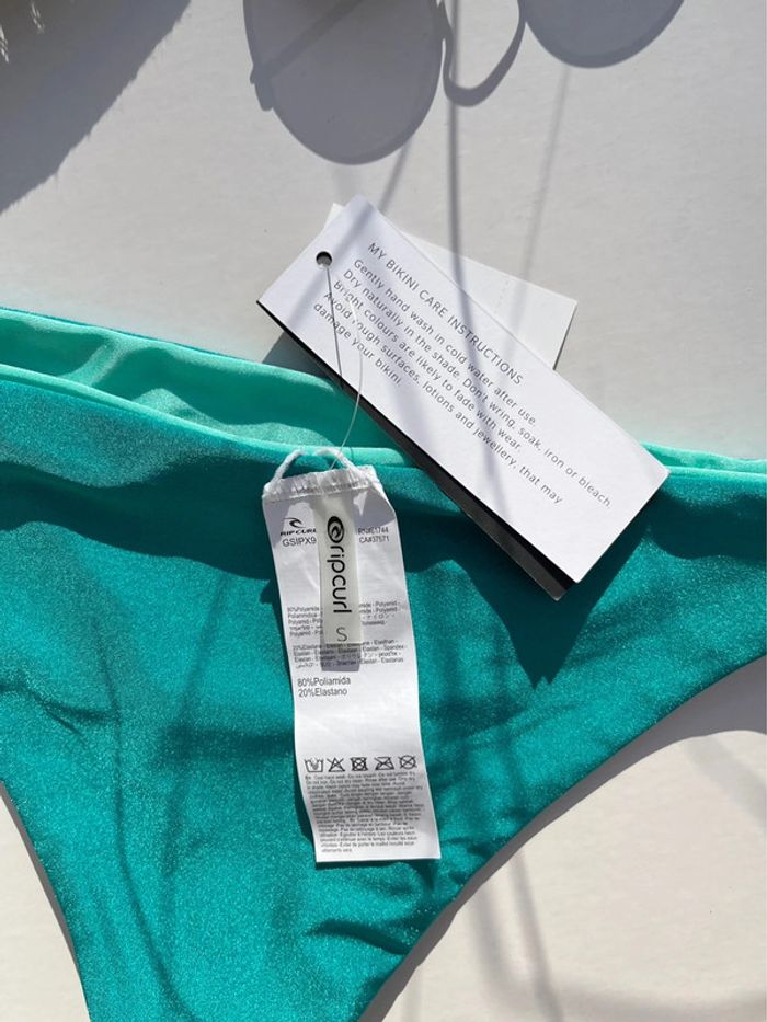 Bas de maillot de bain réversible en deux nuances de bleu - photo numéro 7