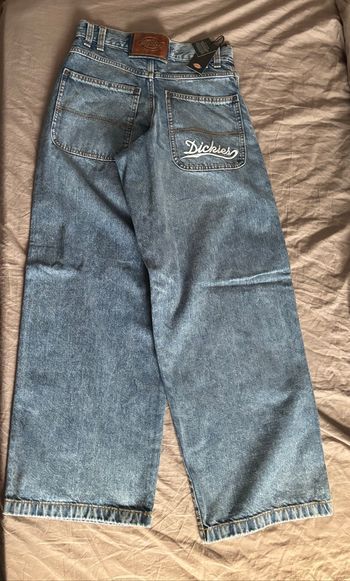 Jean baggy Dickies wave bleu clair delavé W34 L30