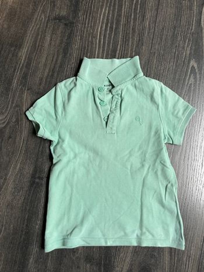 Polo Kiabi 4 ans  vert d’eau