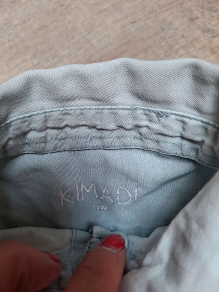 Tunique chemise manche courte fille 12 mois - photo numéro 2