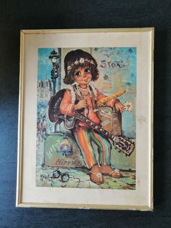 Cadre décoration vintage Poulbot