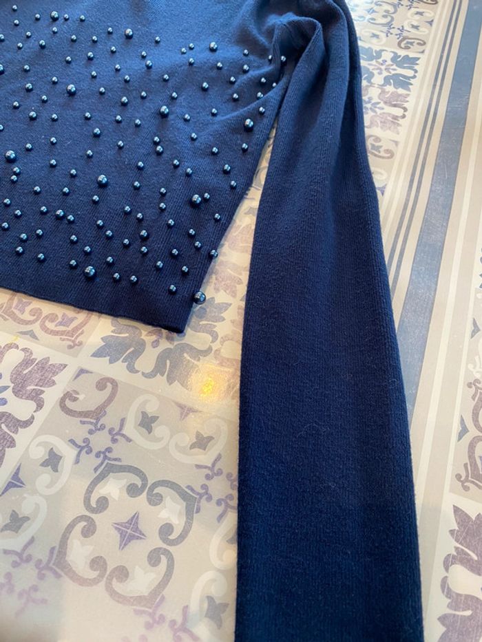 Pull col rond strass - photo numéro 4